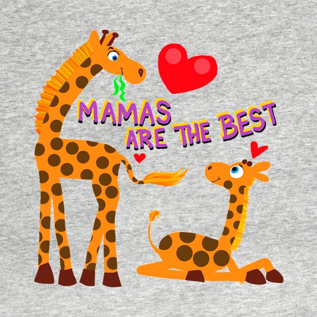 Mothers day giraffes by wolfmanjaq